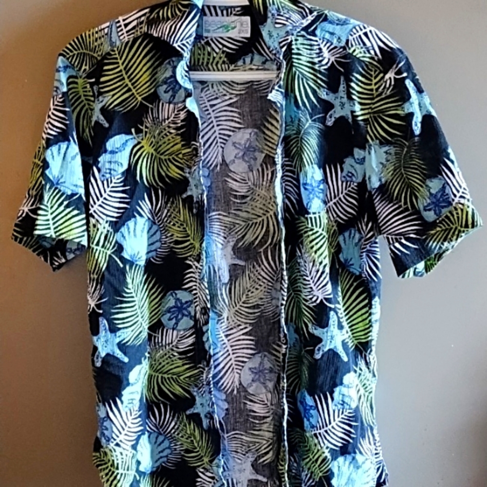 Men's 2xs Seaplane  shirt sleeve print shirt